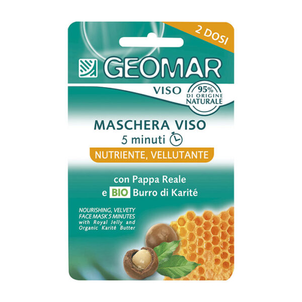 Geomar Maschera Viso 5 Minuti Nutriente Vellutante