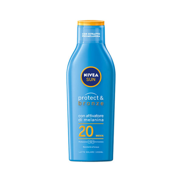 Nivea Sun Latte Solare Protect & Bronze SPF20 -200 ML