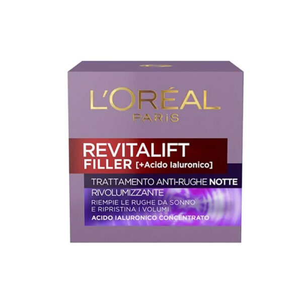L'Oreal Paris Revitalift Filler [HA] Trattamento Anti-Rughe Notte 50 ml