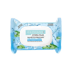 Clinians Salviettine Struccanti Viso, Occhi, Labbra Hydra Plus -25 pz
