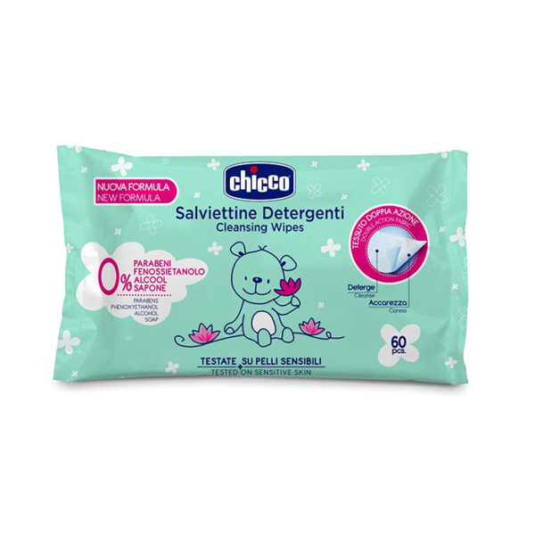 Chicco Salviettine Detergenti -60 pezzi