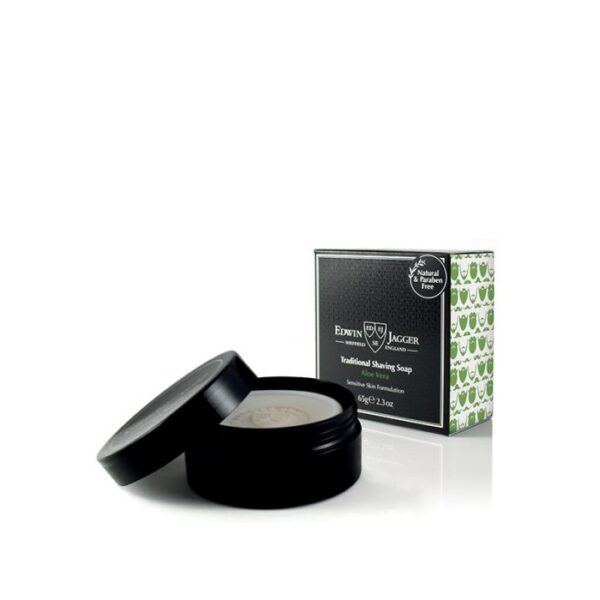 Edwin Jagger Aloe Vera sapone da barba per pelli sensibili -65 gr