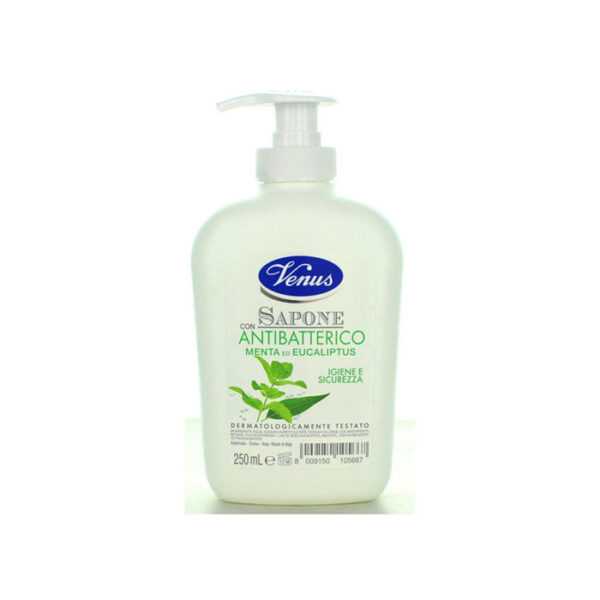Venus Sapone Liquido Menta e Eucapilto con Antibatterico -250 ml