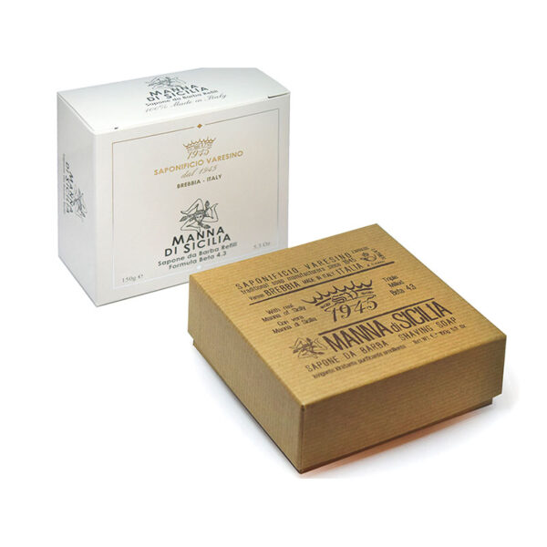 Saponificio Varesino Sapone da Barba Manna di Sicilia -150 g