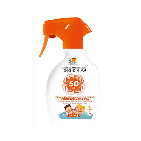 Dermolab Sun Crema Solare Bimbi Viso e Corpo Protezione Alta SPF 50+ -250 ml