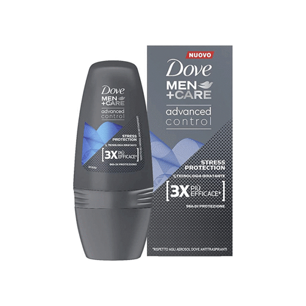 Dove Men+Care Deodorante Roll On Advanced Control Stress Protection -50 ml