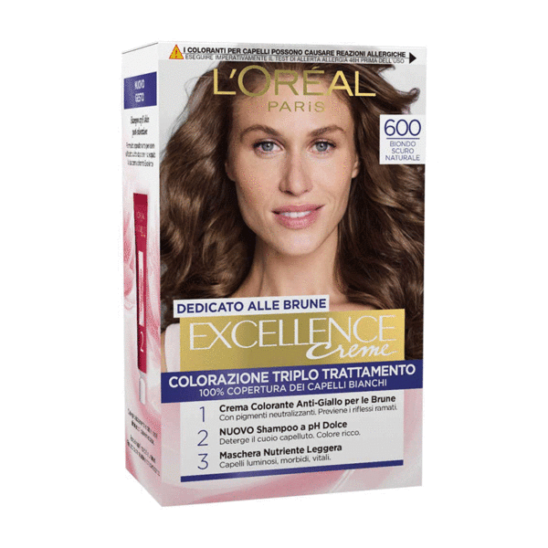 Excellence Crema Colorante 600 Biondo Scuro Naturale