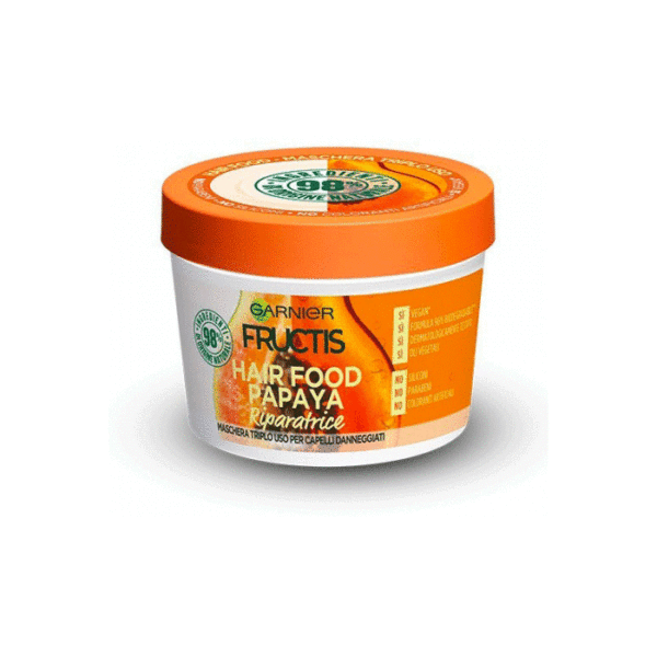Fructis Maschera Hair Food Papaya per Capelli Danneggiati -390 ml