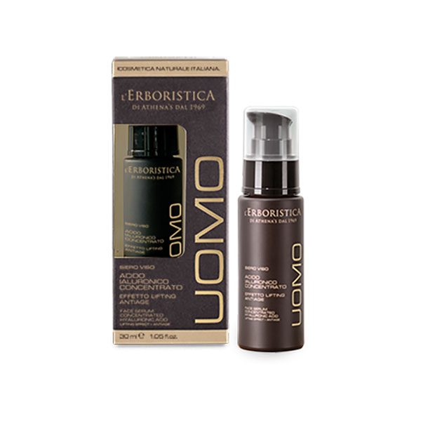 L'Erboristica Uomo Siero Viso Acido Ialuronico Concentrato -30 ml