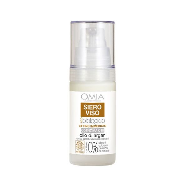 Omia Siero Viso Elasticizzante Lifting Immediato Olio di Argan 30 ml