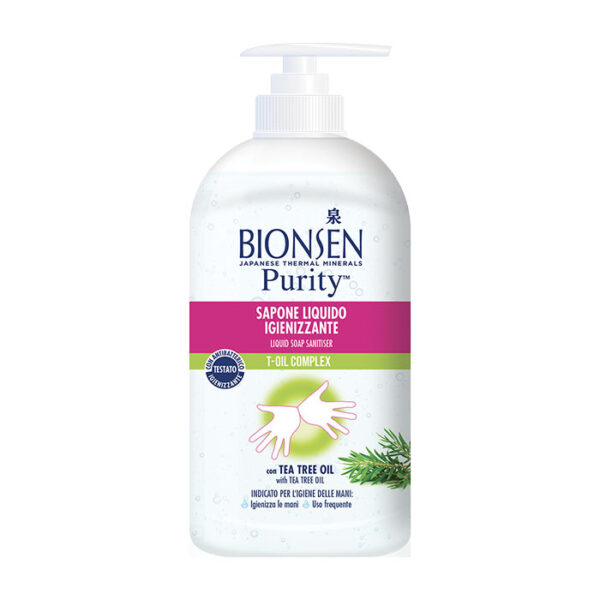 Bionsen Purity Sapone Liquido Igienizzante con Tea Tree Oil  -500 ml