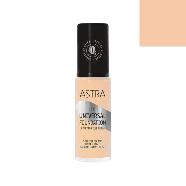 Astra The Universal Foundation Fondotinta Effetto Pelle Nuda -Colore N.02W