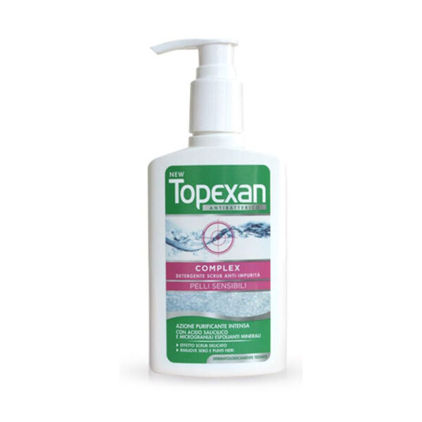 Topexan Complex Antibatterico Detergente Viso Pelli Sensibili 150 ml