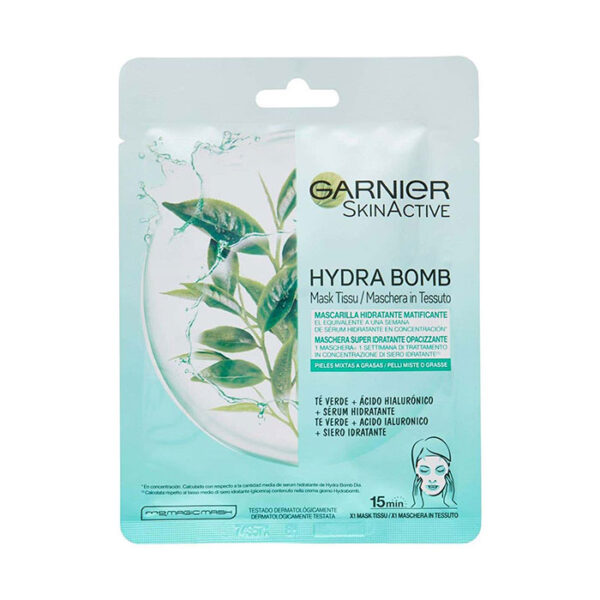 Garnier SkinActive Hydra Bomb Maschera Viso in Tessuto Super Idratante Opacizzante