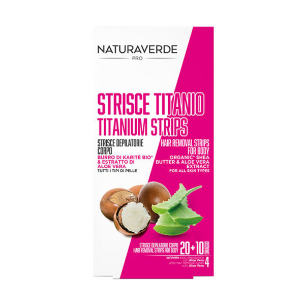 Naturaverde Strisce Depilatorie Corpo -20 Pezzi