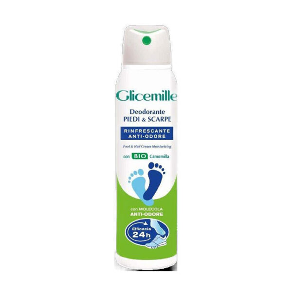 Glicemille Deodorante Spray Piedi & Scarpe Rinfrescante Anti-Odore -150 ml