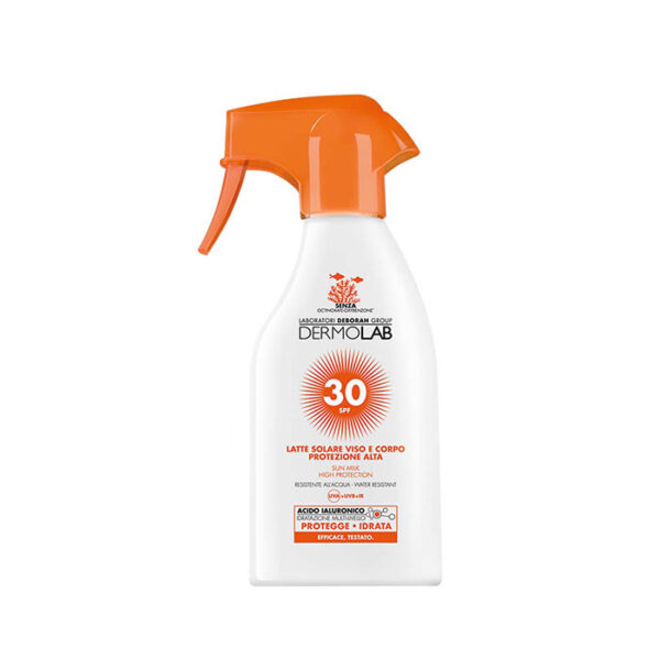 Dermolab Sun Latte Solare Viso e Corpo Protezione Alta Spf 30 -250 ml