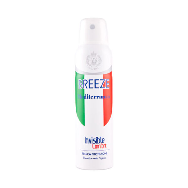 Breeze Deodorante Spray Mediterraneo Invisible Confort -150 ml