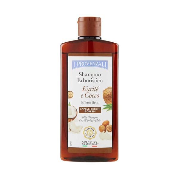 I Provenzali Shampoo Erboristico Karité e Cocco Capelli Secchi e Crespi -250 ml