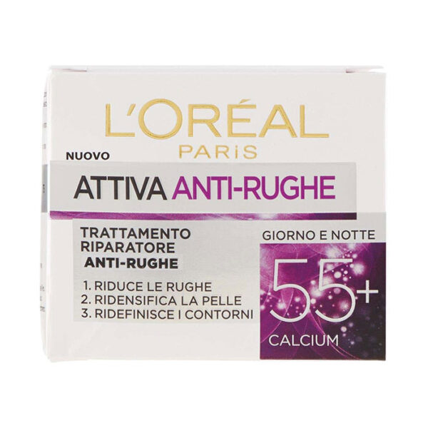 L'Oreal Paris Attiva Antirughe 55+ - Crema Viso Giorno e Notte -50 ml