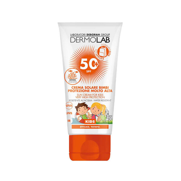 Dermolab Sun Crema Solare Bimbi Viso e Corpo SPF 50+ Formato Viaggio -50 ml