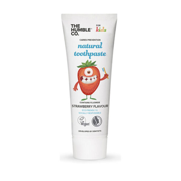 The Humble Co. Dentifricio Fragola e Lampone Bambini -75 ml