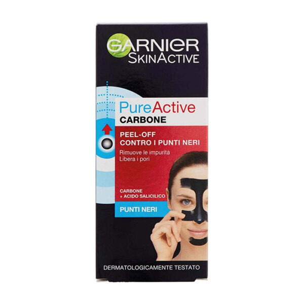 Garnier Maschera Peel Off contro i Punti Neri con Carbone e Acido Salicidico