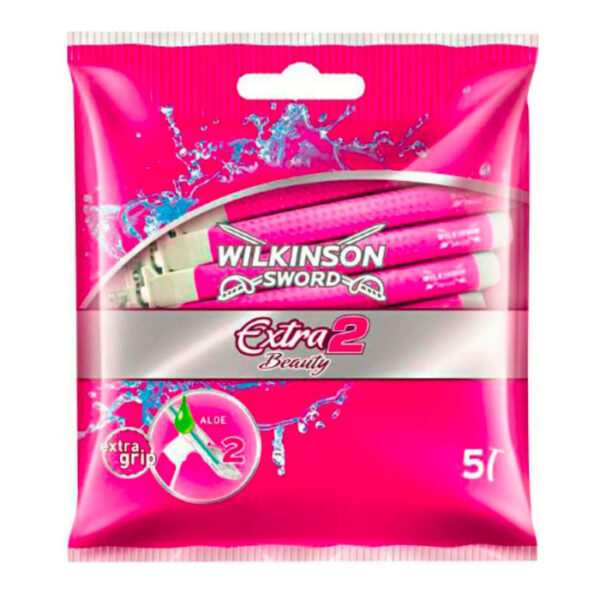 Wilkinson Rasoio Extra 2 Beauty Confezione 5 Pezzi