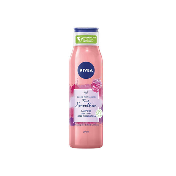 Nivea Doccia Rinfrescante Fresh Smoothies Lampone & Mirtillo & Latte di Mandorla