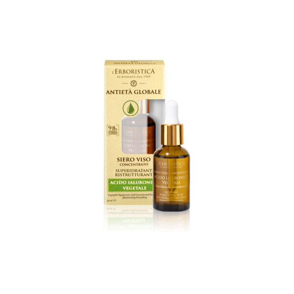 L'Erboristica Antietà Globale Siero Viso Acido Ialuronico -30 ml