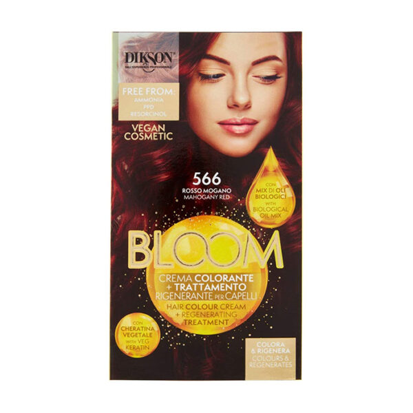 Dikson Crema Colorante Bloom -Colore N.566 Rosso Mogano