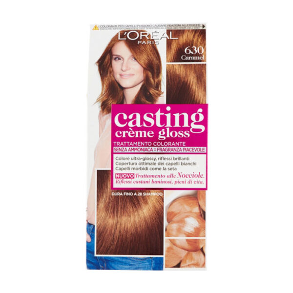 L’Oreal Paris Tinta Per Capelli Casting Creme Gloss Senza Ammoniaca N.630 Caramel