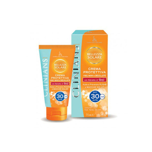 Clinians Crema Protettiva Viso, Mani e Decolleté SPF30