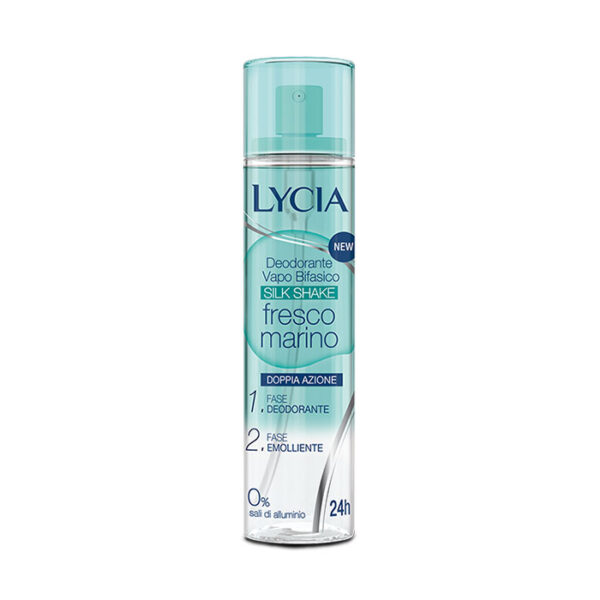 Lycia Deodorante Vapo Bifasico Silk Shake Fresco Marino -100 ml