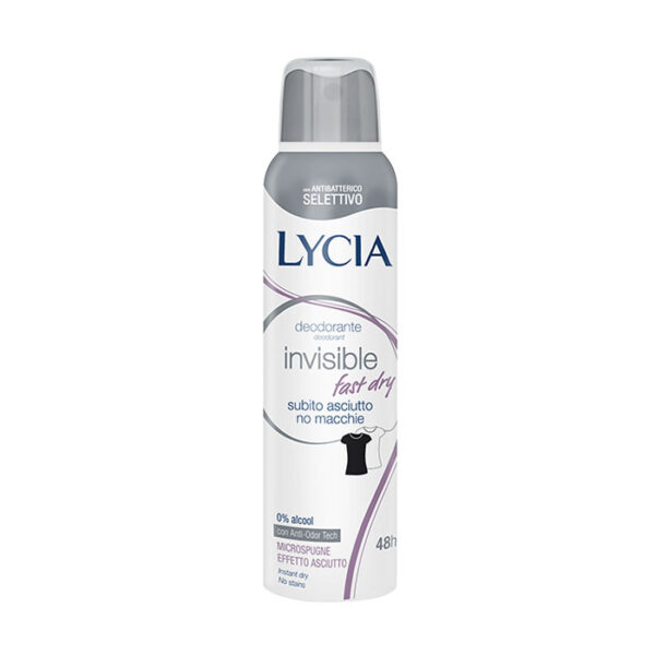 Lycia Deodorante Spray Invisible Fast Dry -150 ml