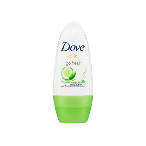 Dove Deodorante Roll On Go Fresh Profumo di Cetriolo e Tè Verde -50 ml