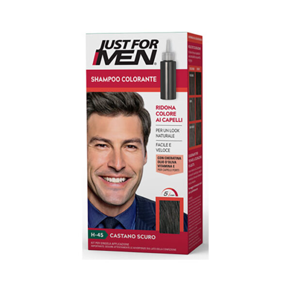 Just for Men Shampoo Colorante Castano Scuro