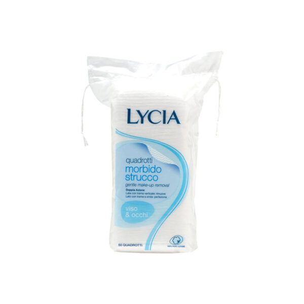 Lycia Quadrotti Cotone Struccanti -50 pz
