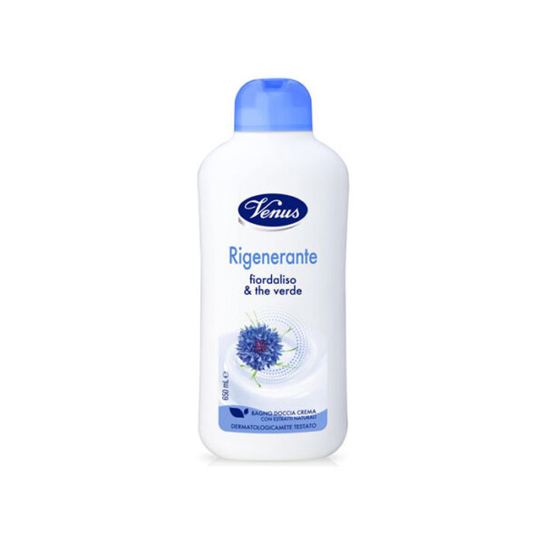Venus Bagno Doccia Crema Rigenerante Fiordaliso & The Verde -650 ml
