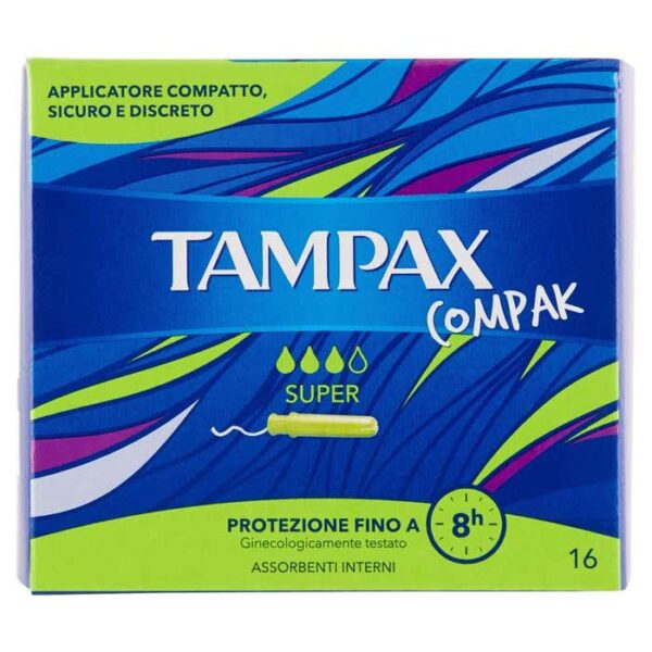 Tampax Assorbenti Interni Compak Super -16pz