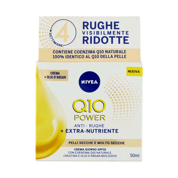 Nivea Q10 Power Crema Antirughe Giorno all'Olio di Argan -50 ml