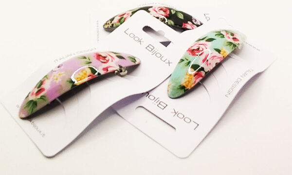 Look Bijoux Matik per Capelli fantasia a Fiori