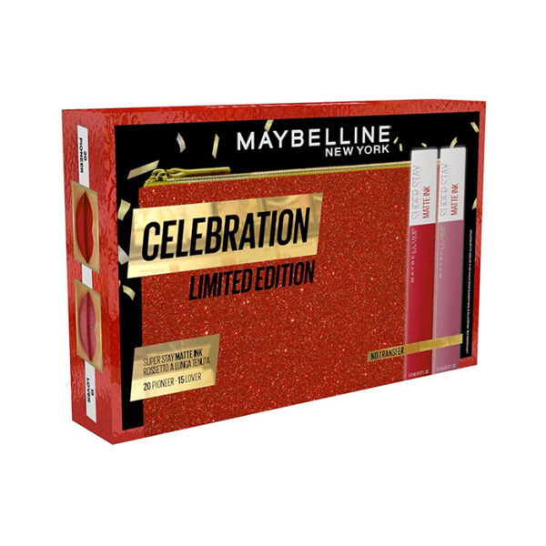 Maybelline Pochette Limited Edition 2021 -Rossetto Super Stay Matte Ink 15 e 20