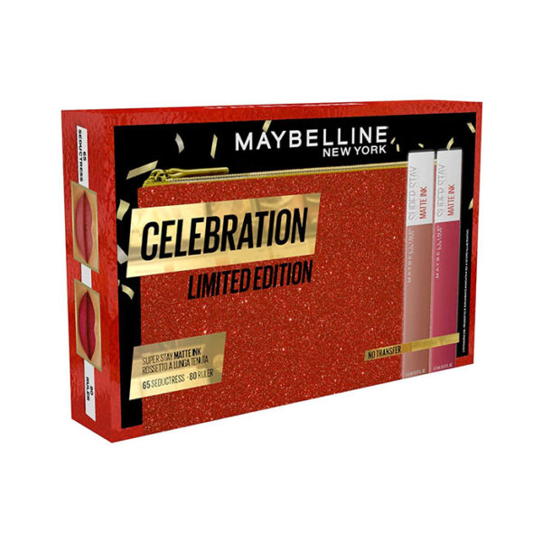 Maybelline Pochette Limited Edition 2021 -Rossetto Super Stay Matte Ink 65 e 80