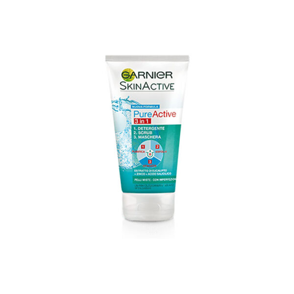 Garnier Gel 3 in 1 Pure Active -150 ml