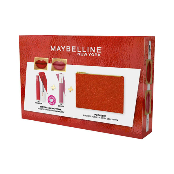 Maybelline Pochette Limited Edition 2021 -Rossetto Super Stay Matte Ink 15 e 20