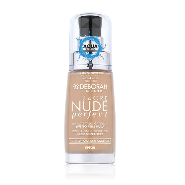 Deborah fondotinta 24ore nude perfect -Colore N.3.1 Light Gold