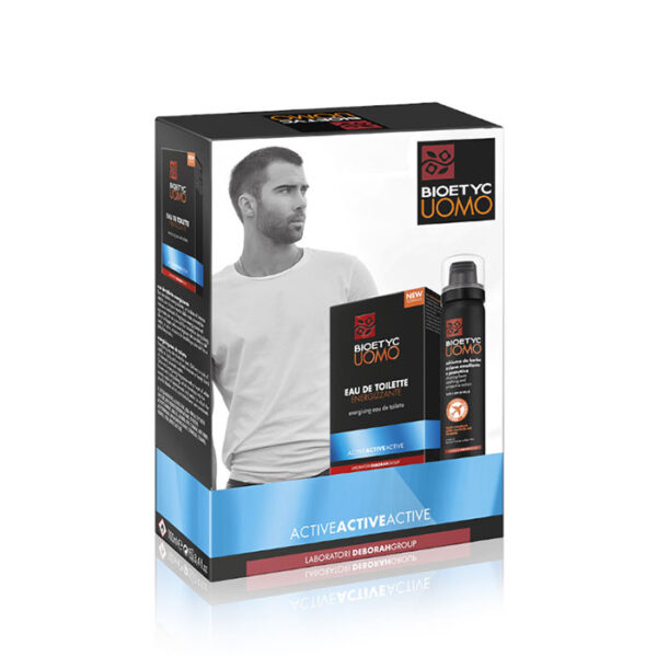 Bioetyc Confezione Regalo Active Edt 100 ml+ Schiuma da Barba