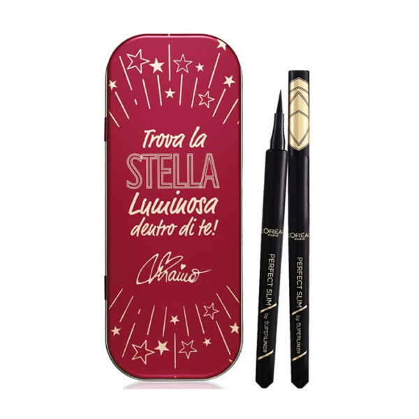 L'Oreal Kit Occhi Eyeliner Perfect Slim Nero 