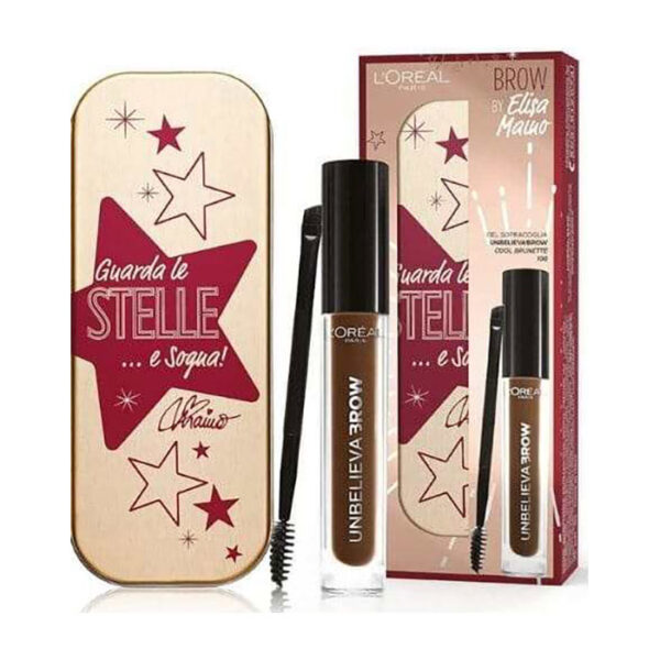 L'Oreal Kit Sopracciglia Gel Unbelieabrow 108 + Pennellino 